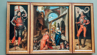Geburt Christi, Albrecht Durer, Alte Pinakothek, Munich, Bavaria, Germany