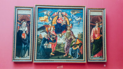 Domenico Di Tommaso Bigordo Gen. Ghiralandajo, Der Hochaltar, 1449 - 1494, Alte Pinakothek, Munich, Bavaria, Germany