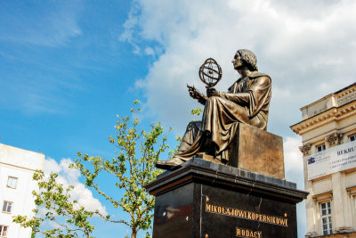 Mikolaj Kopernik Monument, Krakowskie Przedmieście, Warsaw