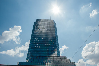 Sun shine, Warsaw, Poland