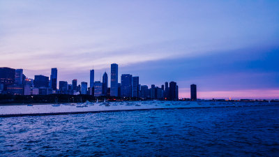 Chicago, View from Shedd Aquarium