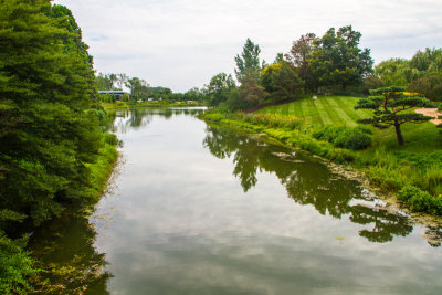 View from Japanese Garden, Chicago Botanic Garden, Glencoe, IL