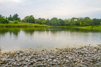 View from Japanese Garden, Chicago Botanic Garden, Glencoe, IL