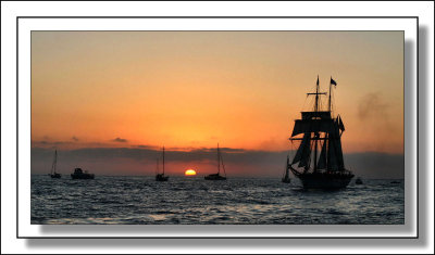 Dana Point - Tall Ship - Sunset