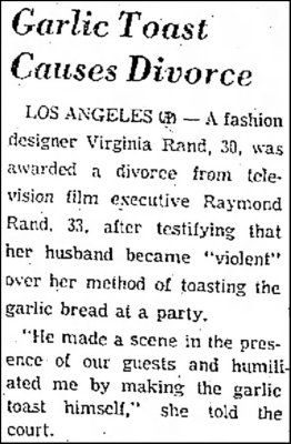 divorce due to garlic toast 1957 january 15.jpg