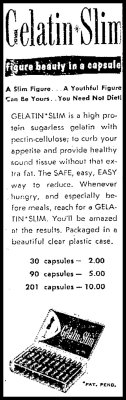 ad for gelatin slim march