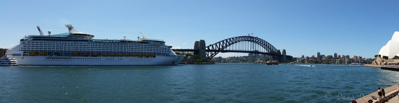 Cruising Boat in Circular Quay, Sydney