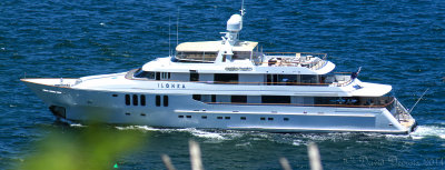 Yacht in Sydney Harbour