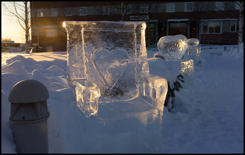 Ice chair - Kalix winter exhibition