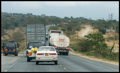 Kenyan traffic - truck incidents all the time...