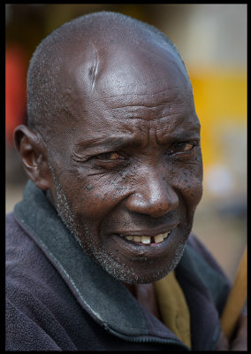 Masai man in Longorien