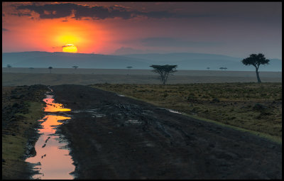 The northern road to Mara is hardly accessible after rain
