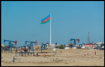 A small oilfield just outside Baku