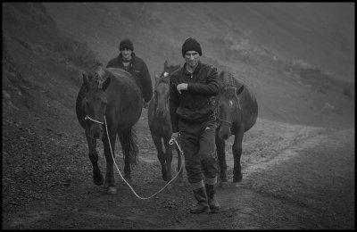 Caucasian horsemen - Xinaliq Azerbajijan