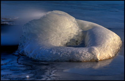 Frozen Fountain at Lindab industries