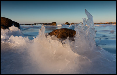 Ice formation in Torekov