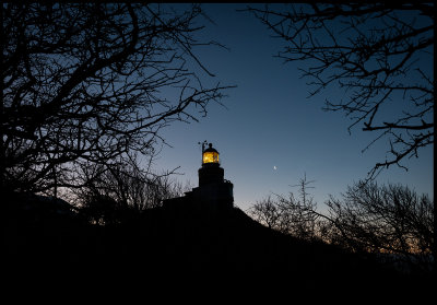 The lighthouse at Kullen at dawn