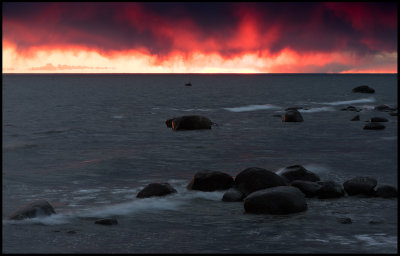 Sky on fire - Grönhögen Öland