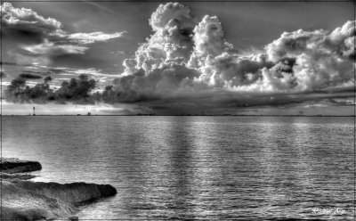 Thunderstorm Over Galveston.