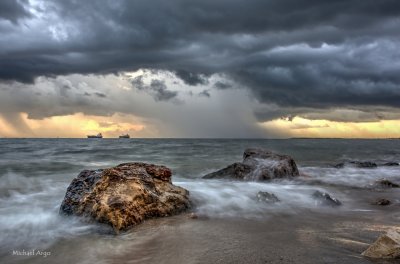 Storm over the Gulf of Mexico