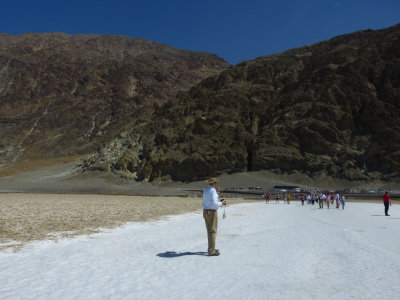 Badwater - lowest elevation in North America - 282 feet below sea level