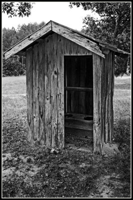 Two-seater Outhouse