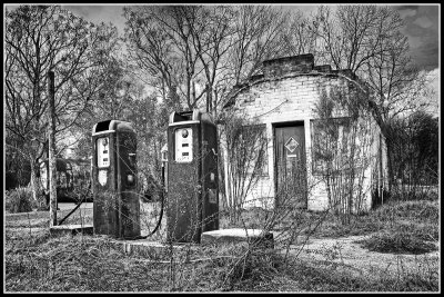 Abandoned Gasoline Station, Twin City, Emanuel Co, Ga