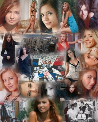 New England Models collage