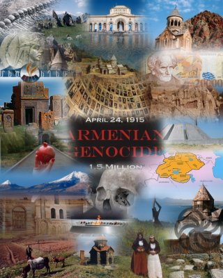 Armenian Holocaust collage