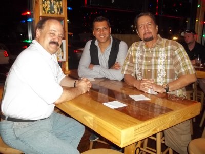 Aelson Cacique with M Jan, Producer and Marc Gagnon