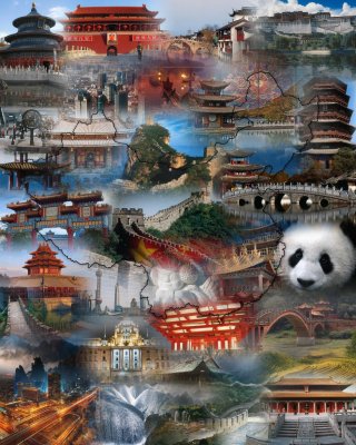 China collage