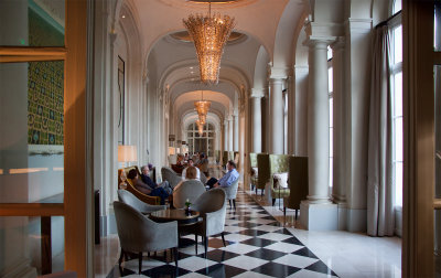 Trianon Palace lobby