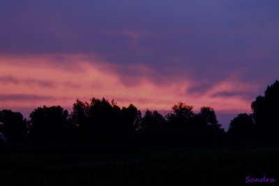 Ochtend rood