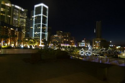 Bord de mer by night de Beyrouth