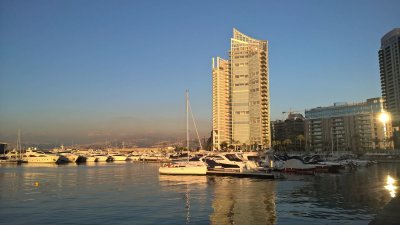 La marina de Beyrouth