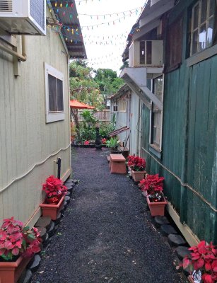 Hanapepe alleyway.