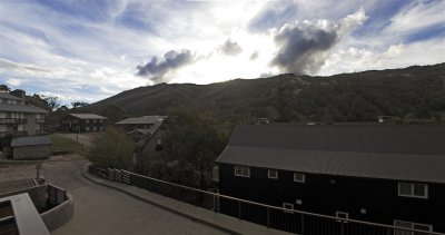 Our view from YHA Hostel Thredbo