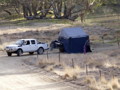 Our camp site at the Cooper Creek Innamincka