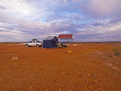 Overnight camp at Deon's Rest Area QLD