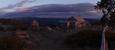 Craig's Hut morning Panorama 2