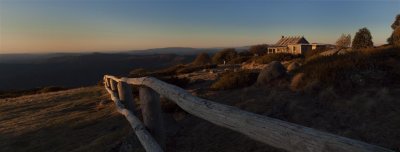 Craigs Hut Sunset Panorama 2