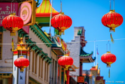 Lanterns and buildings