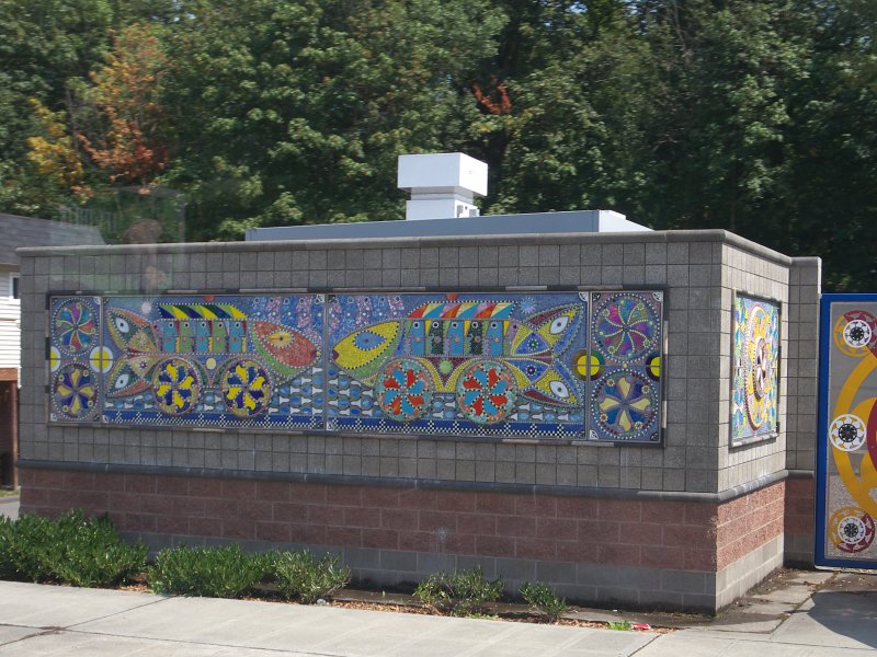 fish mosaic