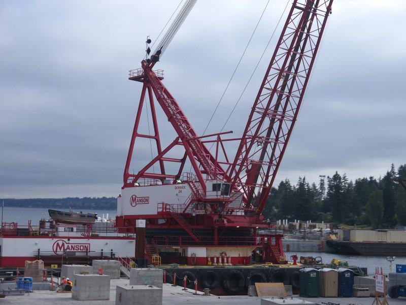Manson barge crane