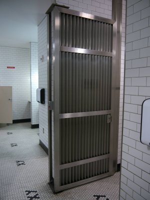 restroom door