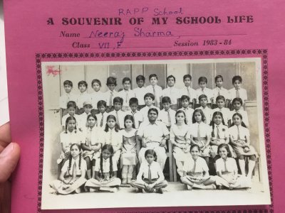 1984 R.A.P.P. class photo from Neeraj Sharma (6th from the right in the last row) 