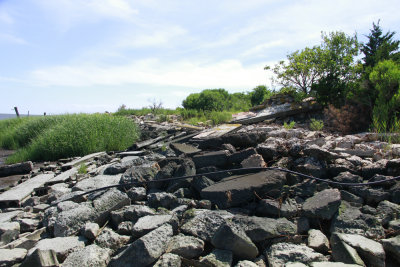 Ruins at the Delaware Bay