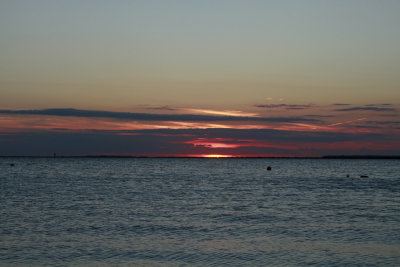 Sunset at the bay