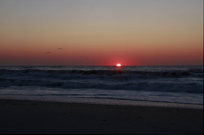 Sunrise at the ocean