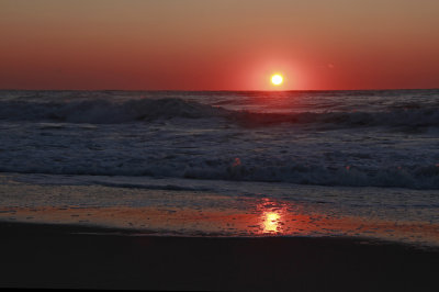 Sunrise at the ocean